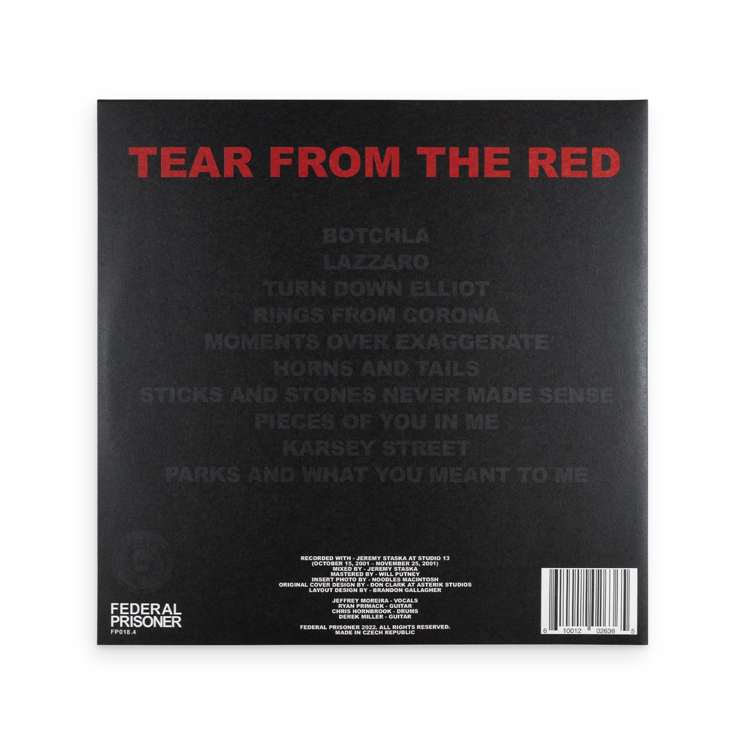 Tear From The Red 12" VInyl - Half Purple Half White with Black Splatter Variant - Image 4